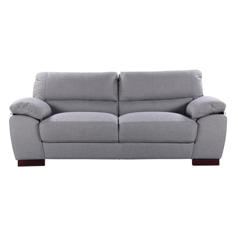 Grey Woven Fabric 3 Seater Sofa – Contemporary Comfort with Refined Style