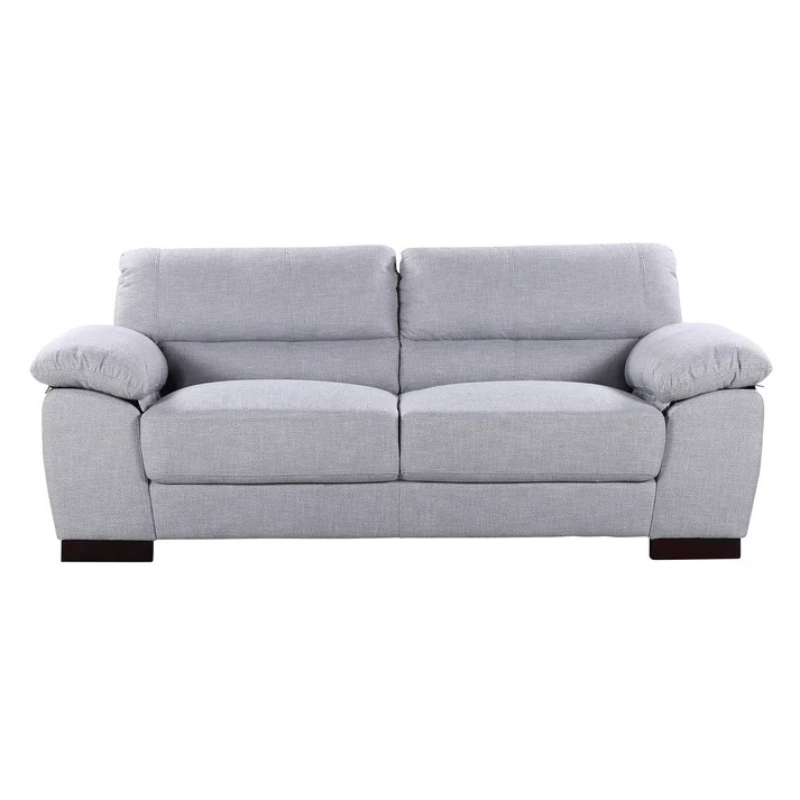 Smoke Woven Fabric 3 Seater Sofa – Contemporary Sophistication with Lasting Comfort