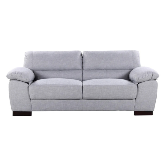 Smoke Woven Fabric 3 Seater Sofa – Contemporary Sophistication with Lasting Comfort