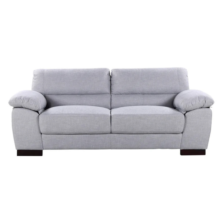Smoke Woven Fabric 3 Seater Sofa – Contemporary Sophistication with Lasting Comfort
