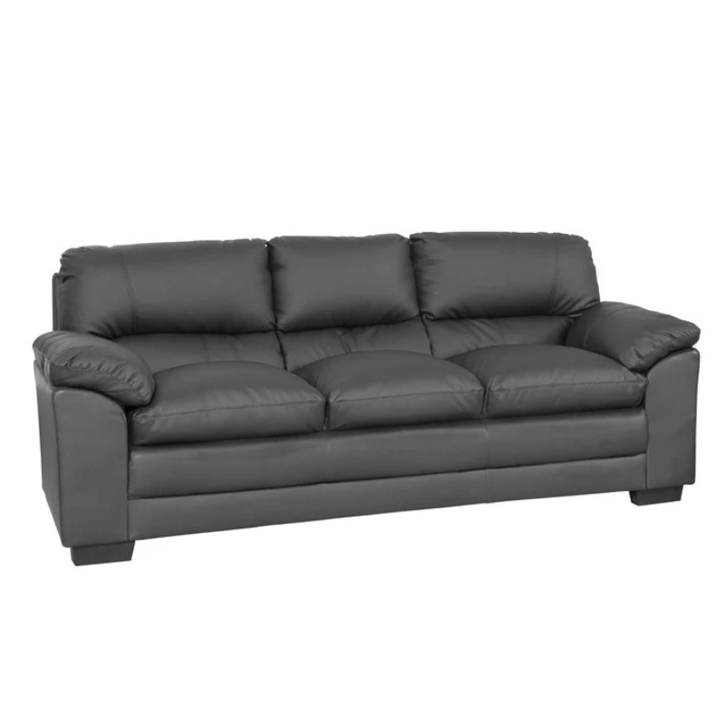 Grey Leather 3 Seater Sofa – Modern Sophistication with Lasting Comfort