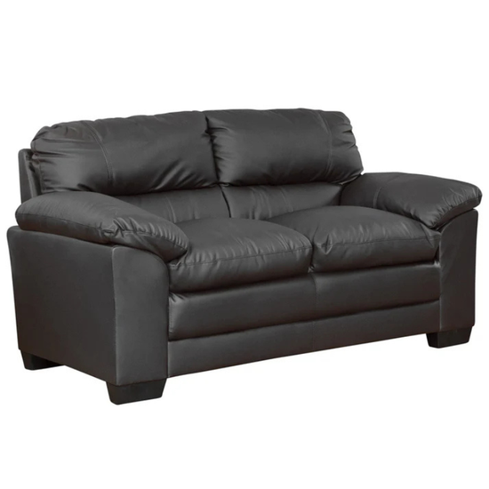 Black Leather 2 Seater Sofa – Timeless Luxury with Contemporary Comfort