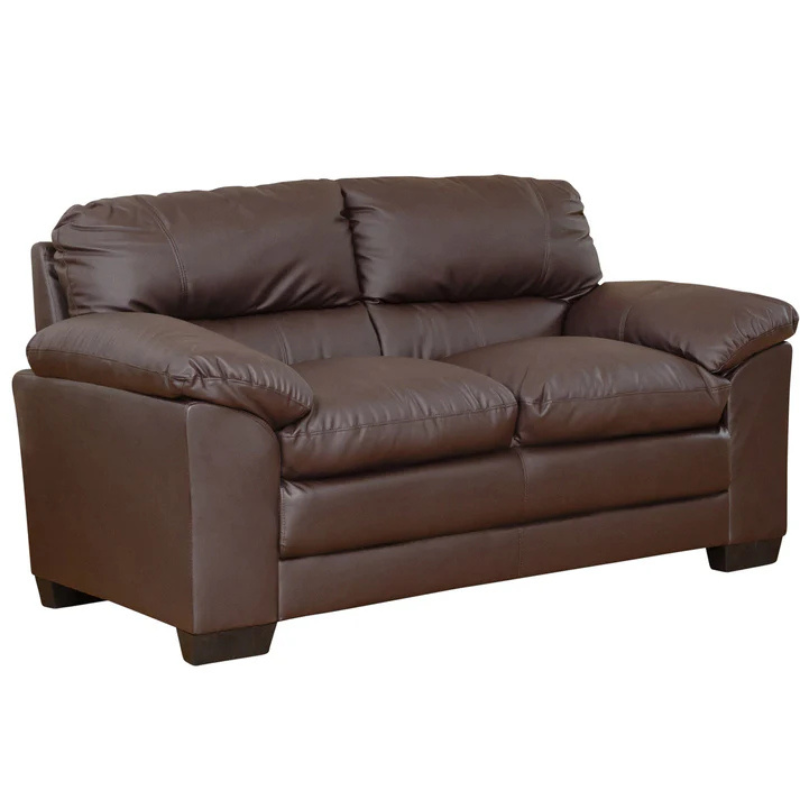 Brown Leather 2 Seater Sofa – Classic Warmth with Modern Comfort