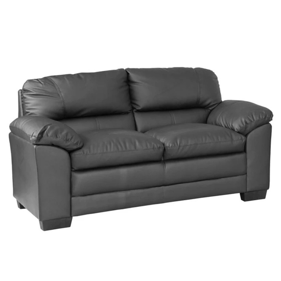 Grey Leather 2 Seater Sofa – Contemporary Sophistication with Lasting Comfort