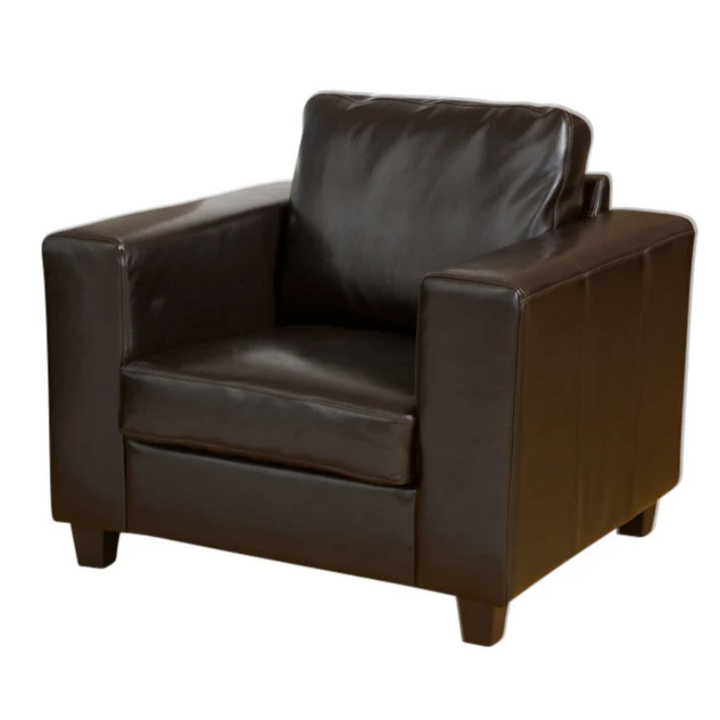 Brown Leather Armchair – Classic Warmth with Contemporary Comfort