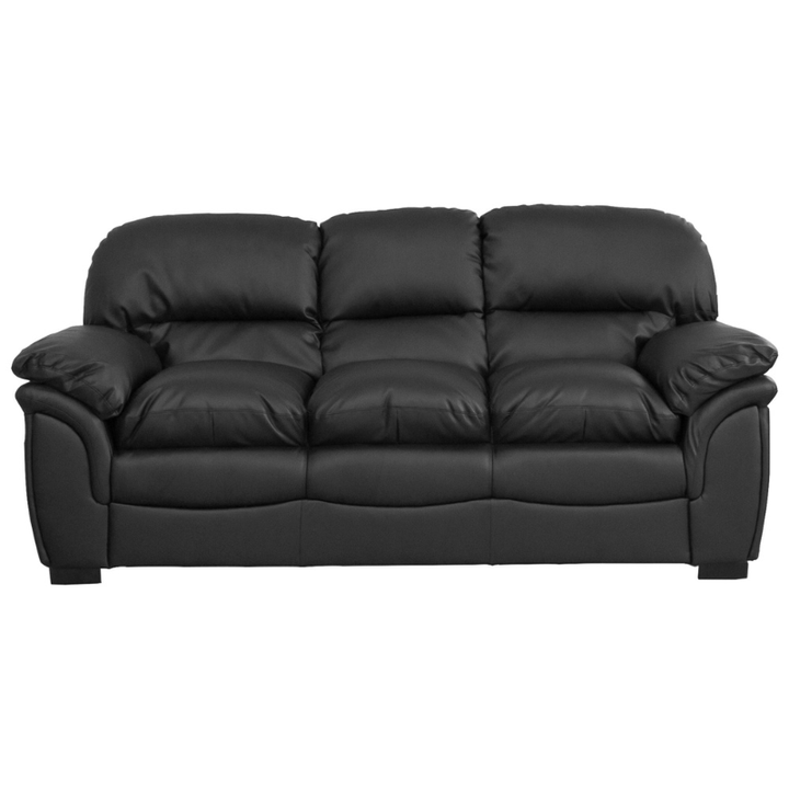 Black Leather 3 Seater Sofa – Timeless Luxury with Exceptional Comfort