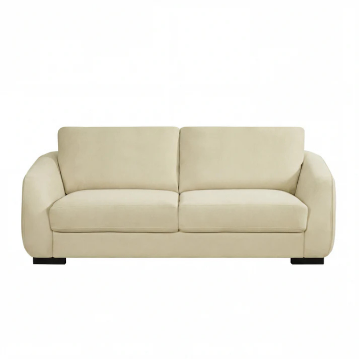 Harbour Oat Textured Fabric 3 Seater Sofa – Elegant Neutral Comfort