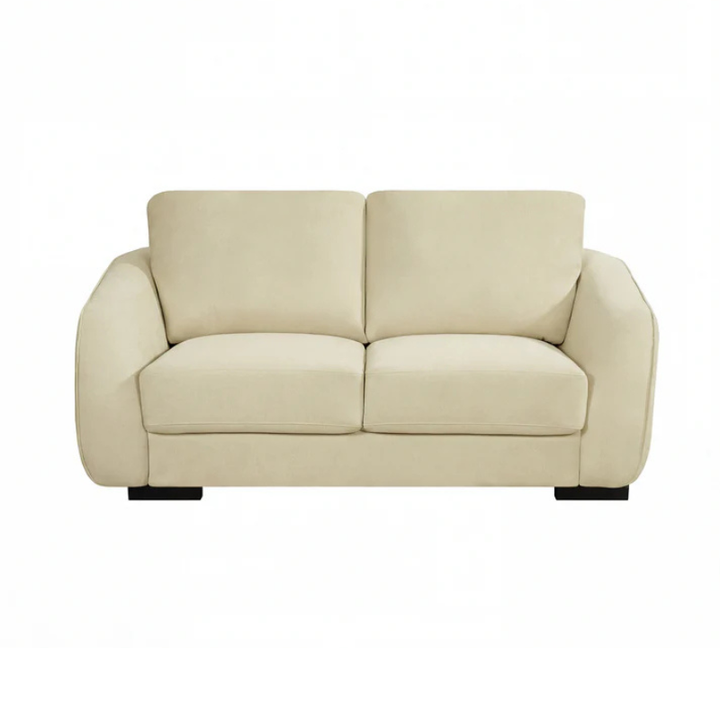 Harbour Oat Textured Fabric 2 Seater Sofa – Elegant Neutral Seating
