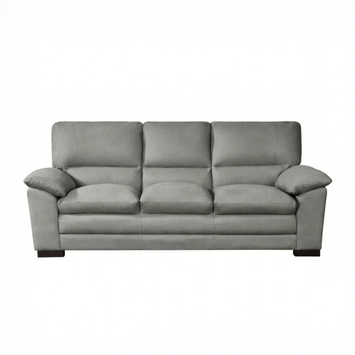 Ashton Grey Textured Fabric 3 Seater Sofa – Modern Spacious Seating
