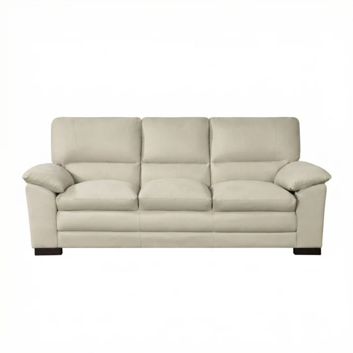 Ashton Oat Textured Fabric 3 Seater Sofa – Elegant Neutral Comfort