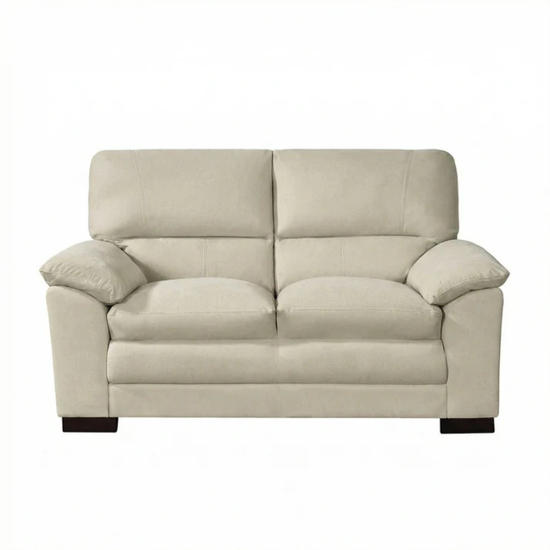 Ashton Oat Textured Fabric 2 Seater Sofa – Elegant Neutral Seating