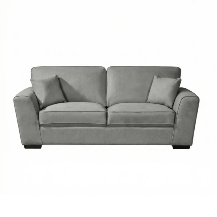 Langford Grey Textured Fabric 3 Seater Sofa – Modern Spacious Seating