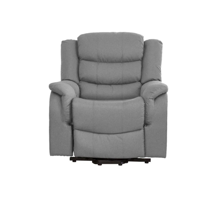 Windsor Light Grey Fabric Electric Lift Assist Recliner Armchair