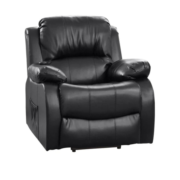 Chatsworth Black Dual Motor Leather Lift Assist Recliner Chair