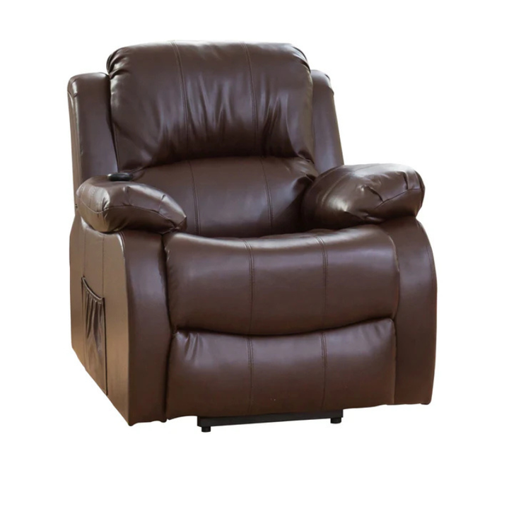 Chatsworth Brown Dual Motor Leather Lift Assist Recliner Chair