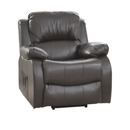 Chatsworth Grey Dual Motor Leather Lift Assist Recliner Chair