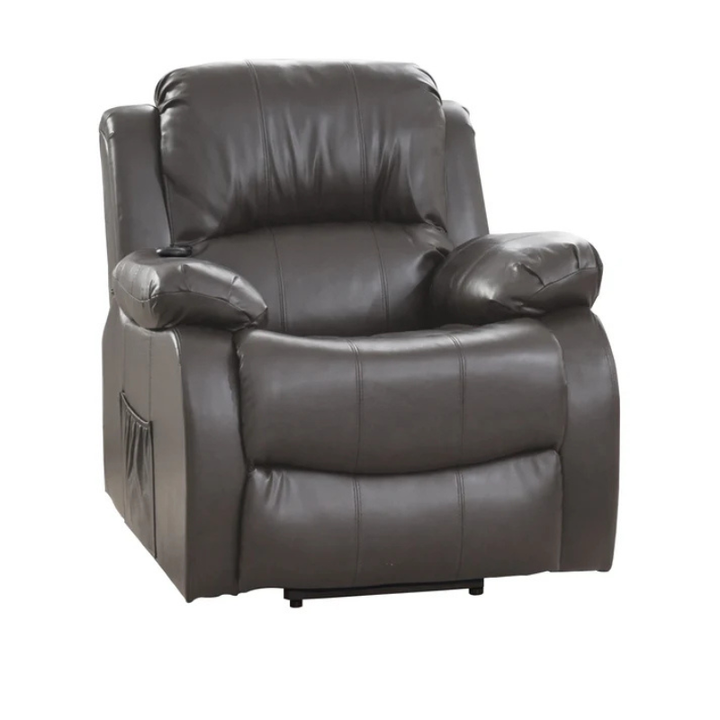 Chatsworth Grey Dual Motor Leather Lift Assist Recliner Chair