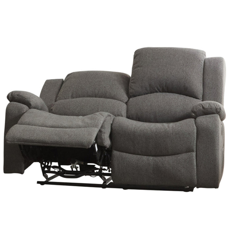 Hartford Dark Grey Fabric 2 Seater Electric Recliner Sofa – Supportive Comfort Seating