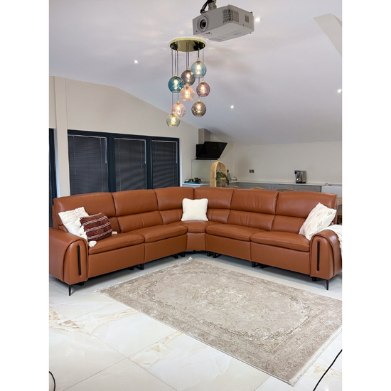 Chicago Charcoal Universal Corner Sofa | Modern Fabric Corner Sofa UK