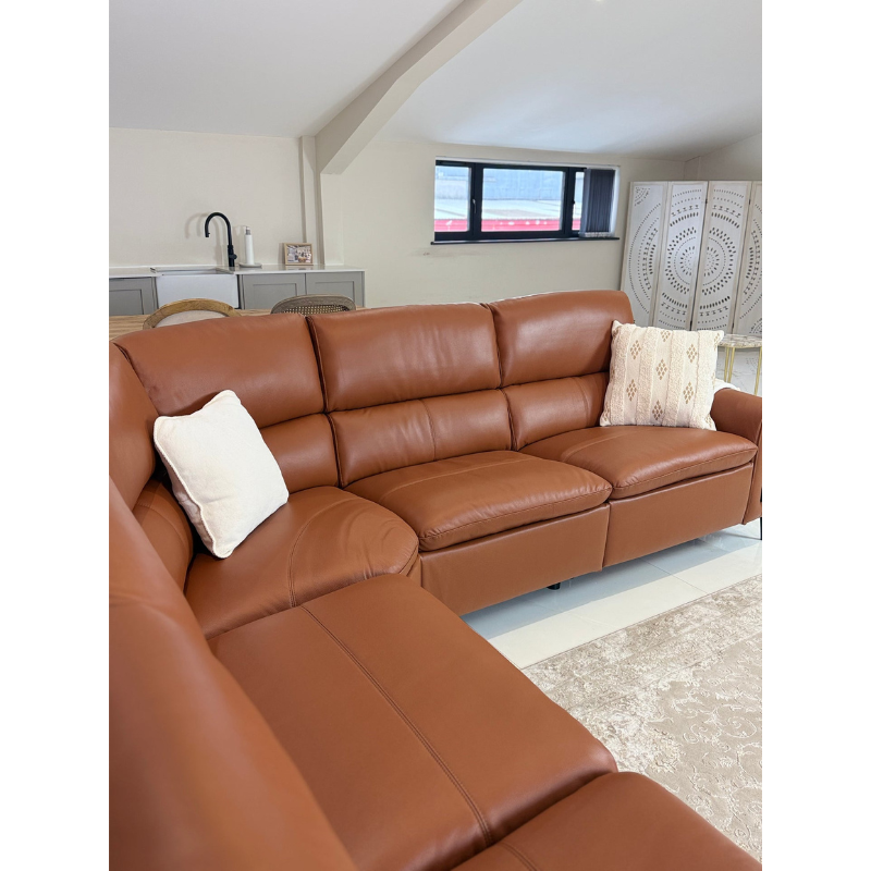 Chicago Charcoal Universal Corner Sofa | Modern Fabric Corner Sofa UK