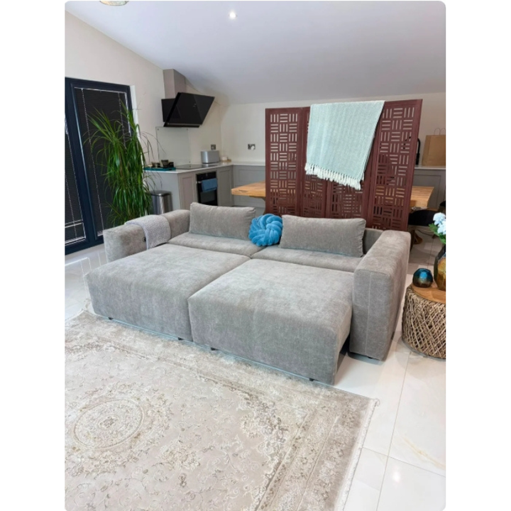 Prescott Beige Electric Sofabed | Modern Electric Sofa Bed UK