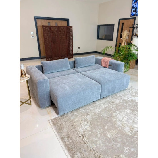Prescott Grey Electric Sofabed | Modern Electric Sofa Bed UK