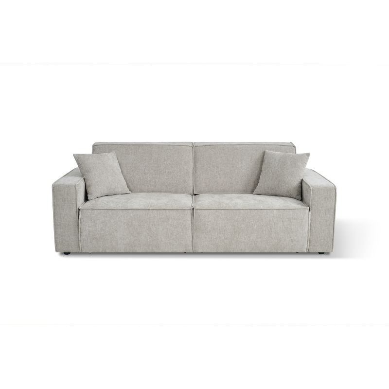 Houston Beige Electric Sofabed 3 Seater | Modern Fabric Sofa Bed UK