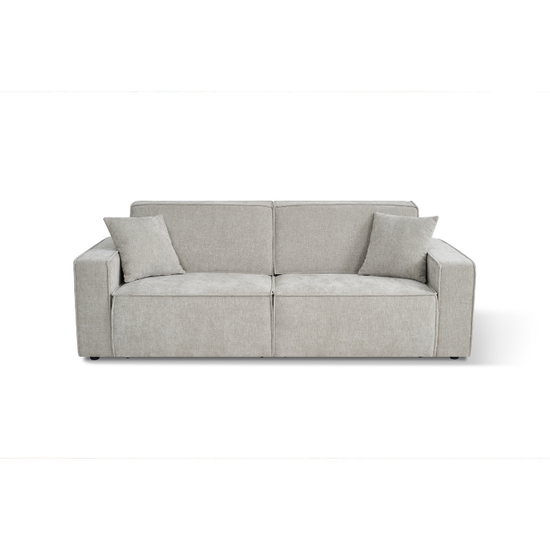 Houston Beige Electric Sofabed 3 Seater | Modern Fabric Sofa Bed UK