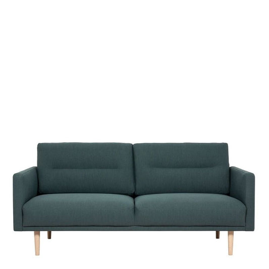 Larvik 2.5 Seater Sofa - Dark Green, Oak Legs W 1750 x H 790 x D 860mm-Sofa-FTG-