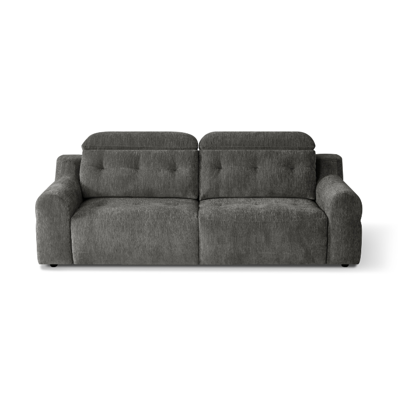 Harrison Charcoal Electric Reclining Sofabed | Modern Fabric Sofa Bed UK
