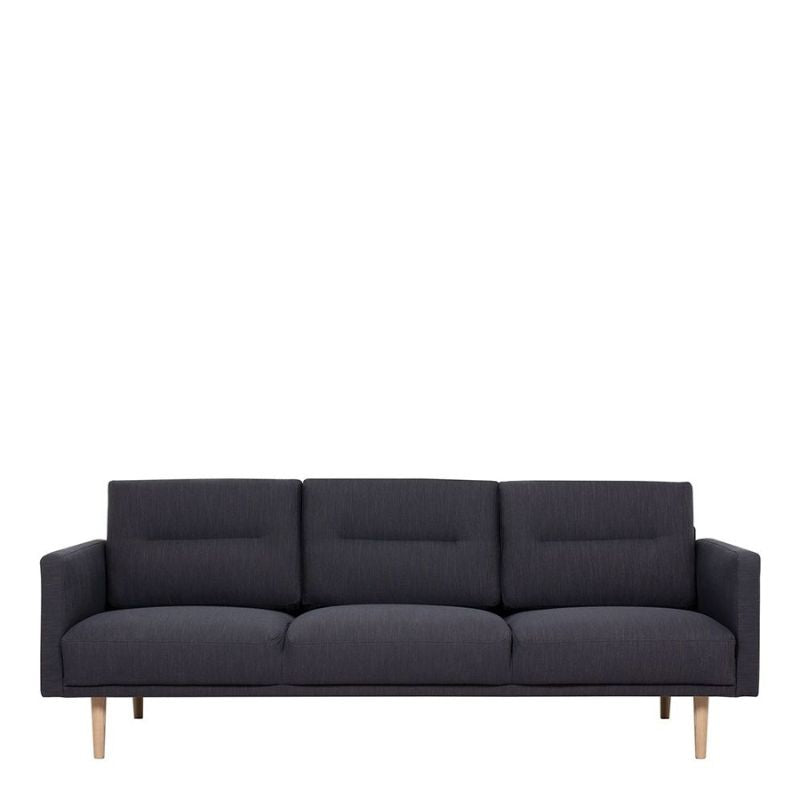 Larvik 3 Seater Sofa - Anthracite, Oak Legs W 2100 x H 790 x D 860mm-Sofa-FTG-