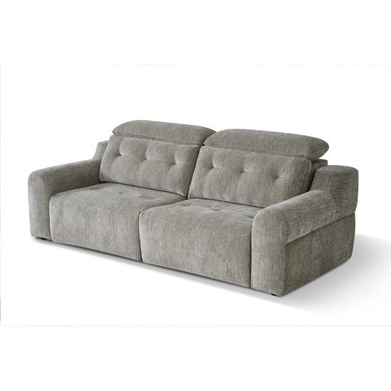 Harrison Grey Electric Reclining Sofabed | Modern Fabric Sofa Bed UK