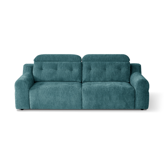 Harrison Teal Electric Reclining Sofabed | Modern Fabric Sofa Bed UK