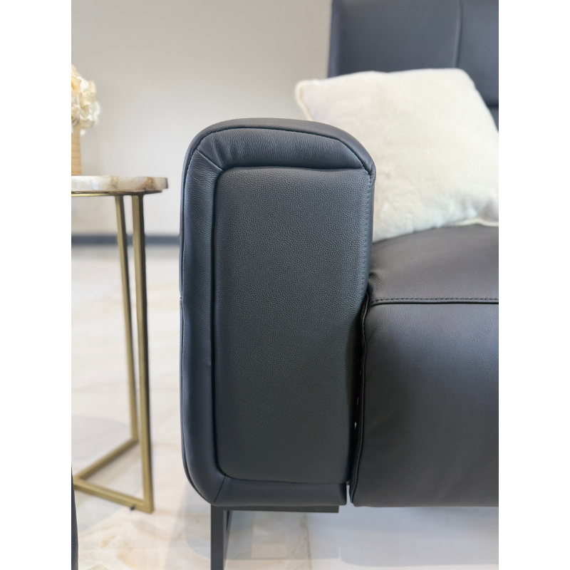 Richmond Black Electric Recliner Sofa 3+2 Set | Leather Reclining Sofa Suite UK